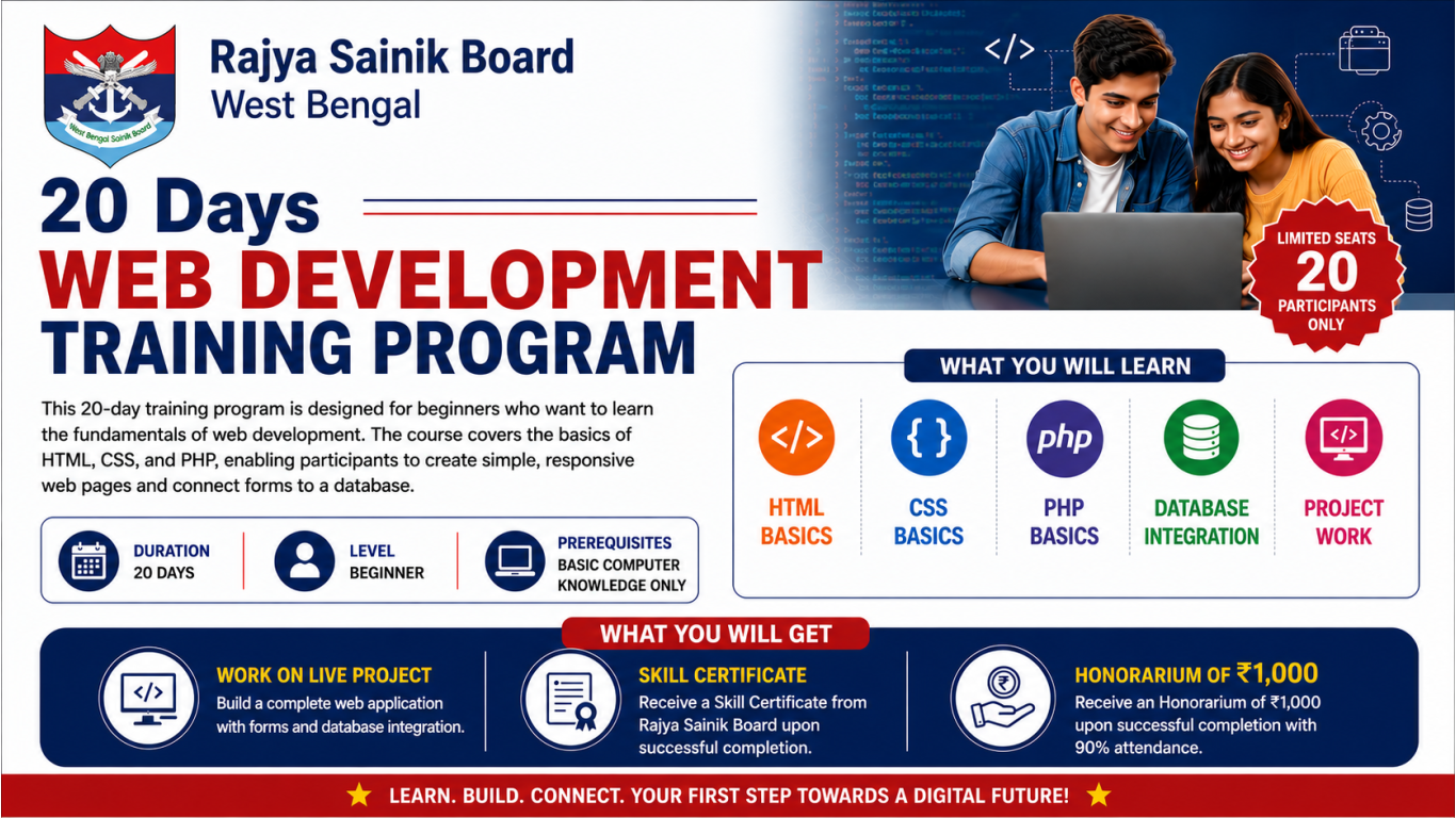 RSB 20 Days Web Development Training Program