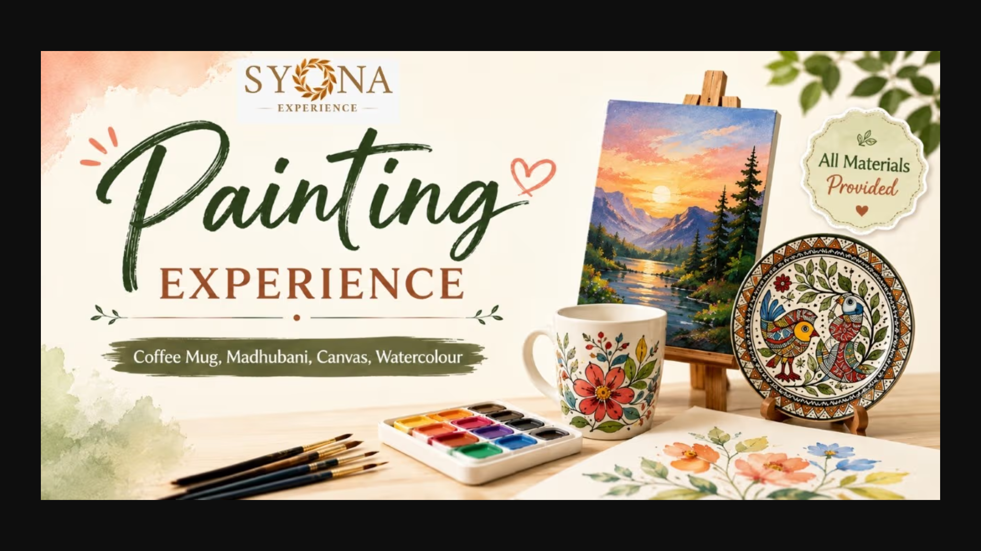 Art & Painting Experience - Choose Your Activity