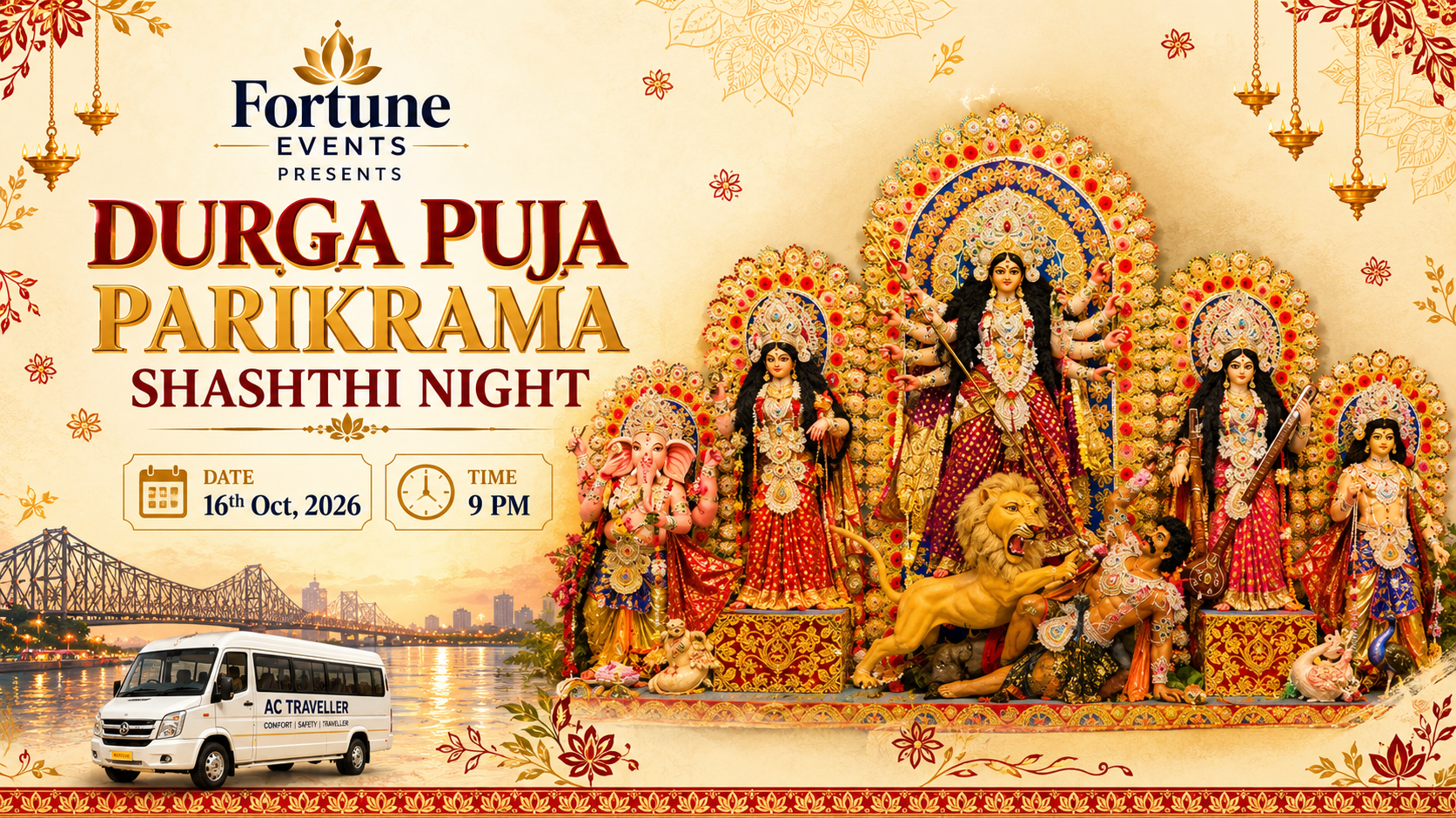 Durga Puja Parikrama – Shashthi Night